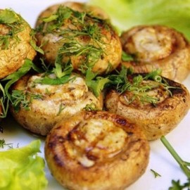 Грибы на мангале (сырой вес) (1 кг)